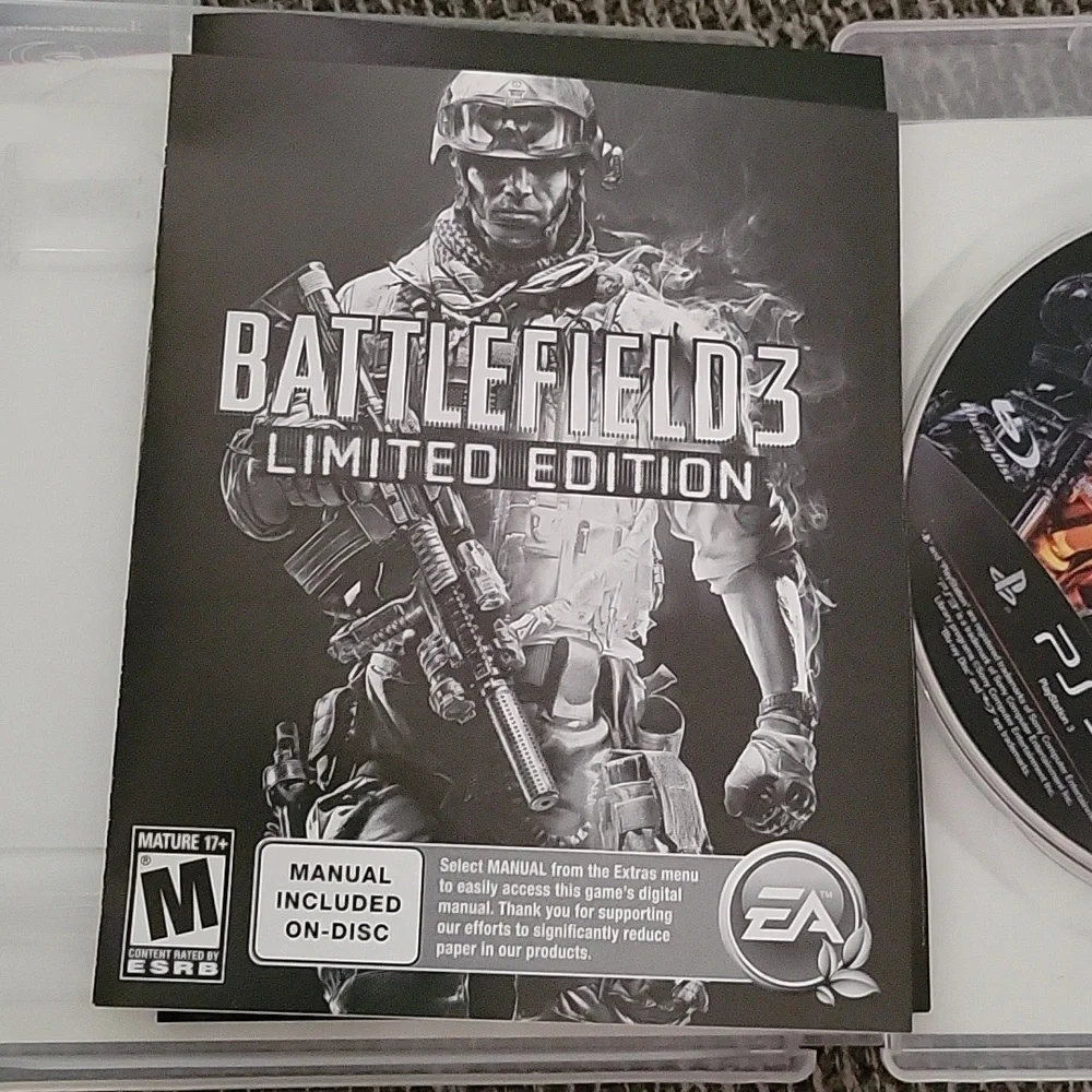 PS 3 GAMES COD MW3 BATTLEFIELD 3 LIMITED EDITION Video Games